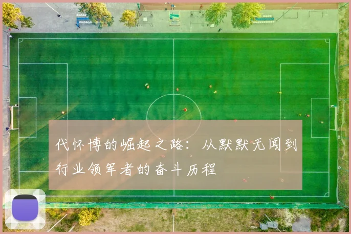 代怀博的崛起之路：从默默无闻到行业领军者的奋斗历程